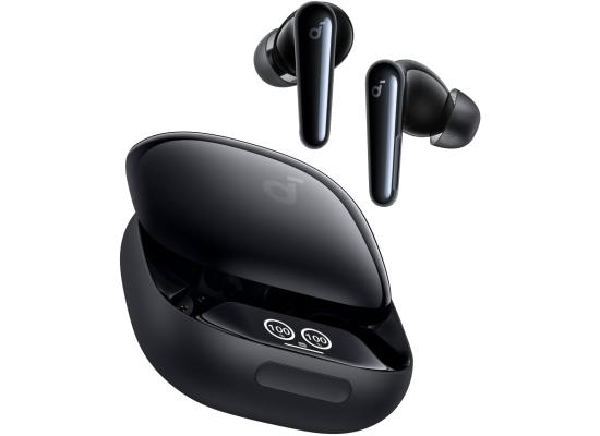 Anker Soundcore Liberty 4 Pro, Noise Cancelling Wireless Earbuds, 7-Sensor and Real-Time Adaptive Noise Cancelling, 2× Faster Charging, Studio-Level Hi-Fi Music, Clear Calls with 6 Mics and AI - Black